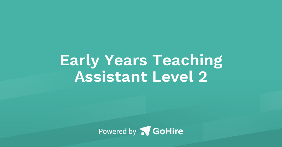 Early Years Teaching Assistant Level 2 at Ripple Education | Jobs at ...