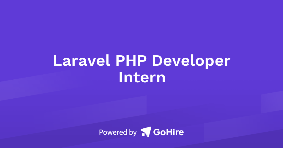 Laravel PHP Developer Intern at Atomise | Jobs at Atomise