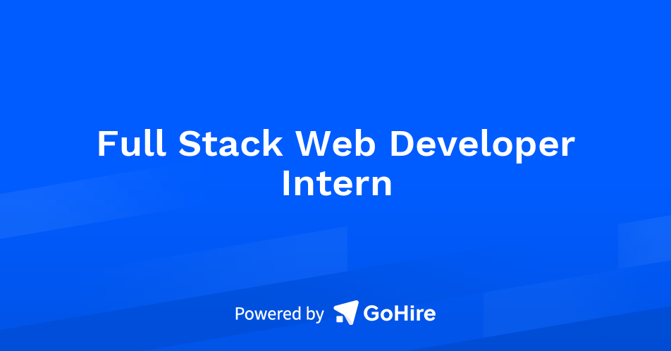 Full Stack Web Developer Intern at LetsIntern Career Solutions | Jobs ...