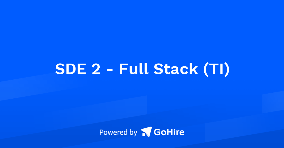 SDE 2 - Full Stack (TI) at Ikigai Infotech LLP (Saleshandy) | Jobs at ...