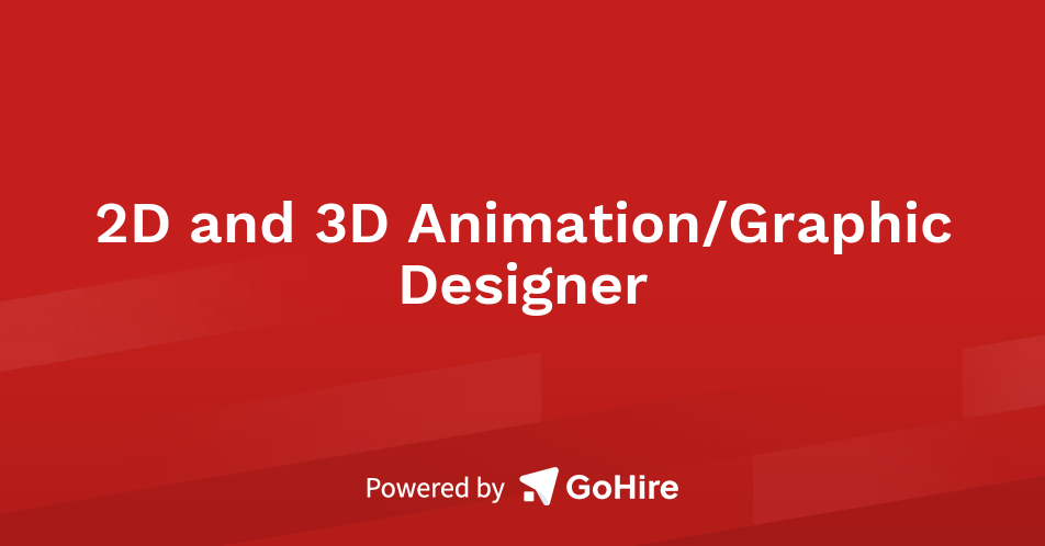 2D and 3D Animation/Graphic Designer at Compunet Connections | Jobs at ...