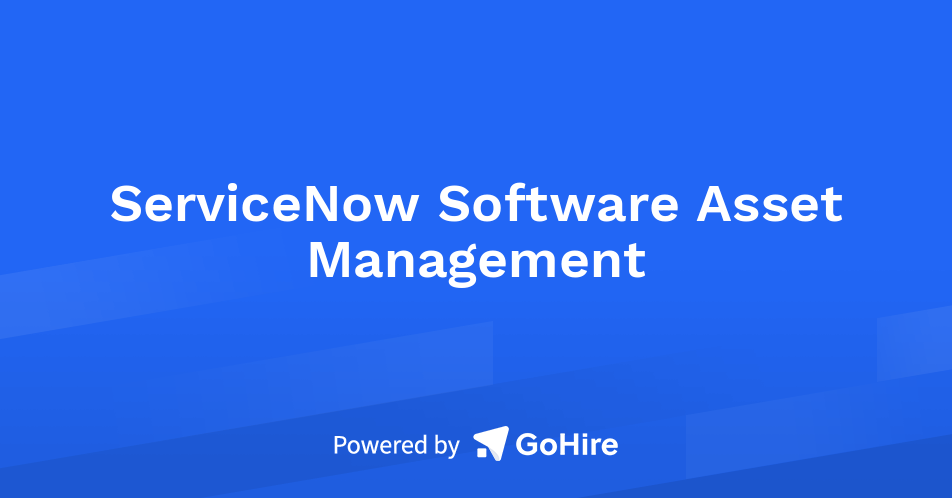 Servicenow Basic Software Inventory ServiceNow Software Asset Management at Proziod Analytics | Jobs at ...