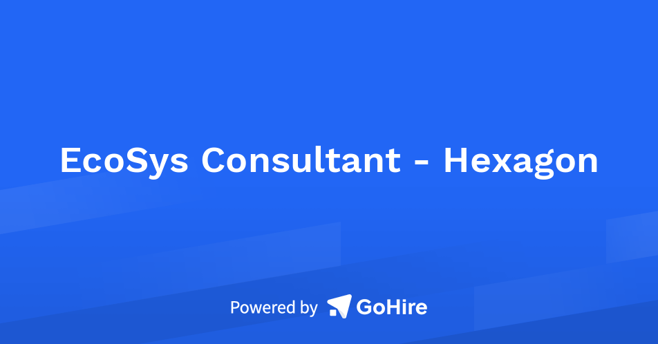 Ecosys Risk Analytics EcoSys Consultant - Hexagon at Proziod Analytics | Jobs at Proziod ...