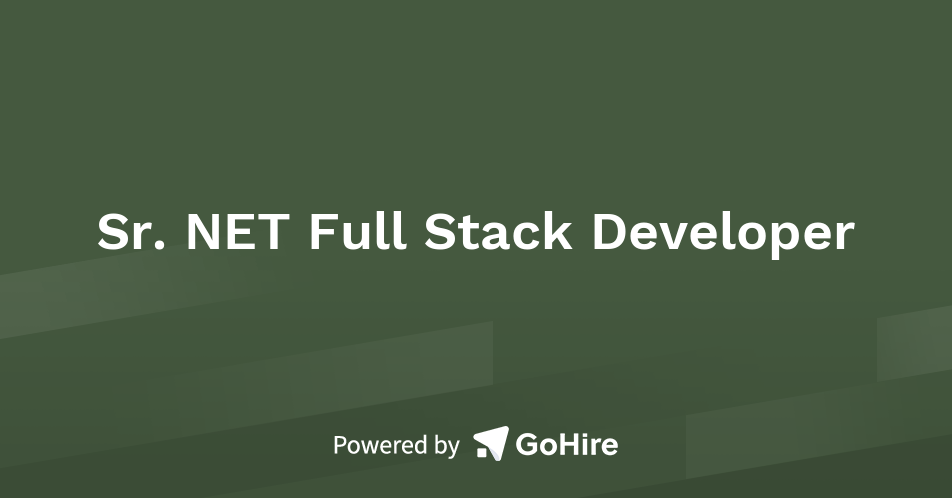 Sr Net Developer Sr. NET Full Stack Developer at Corvi Technologies | Jobs at Corvi ...