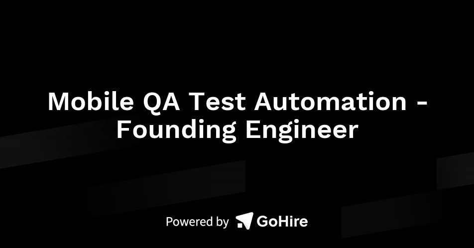 Mobile QA Test Automation - Founding Engineer at Meetsta | Jobs at Meetsta