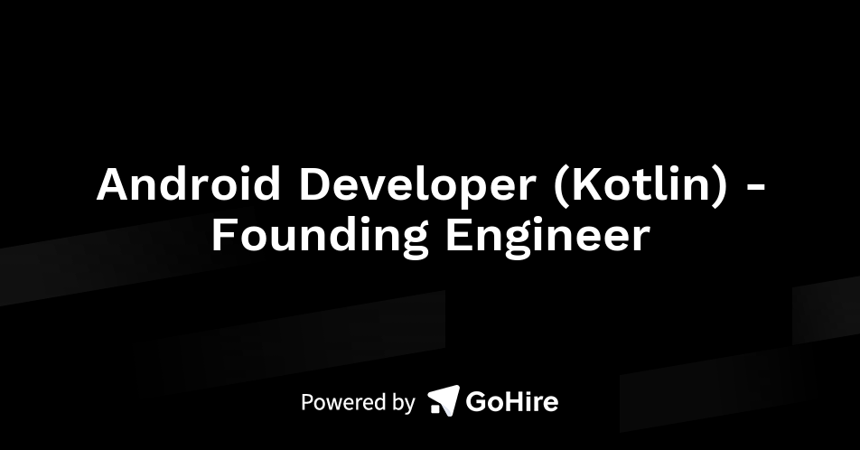 Android Developer (Kotlin) - Founding Engineer at Meetsta | Jobs at Meetsta