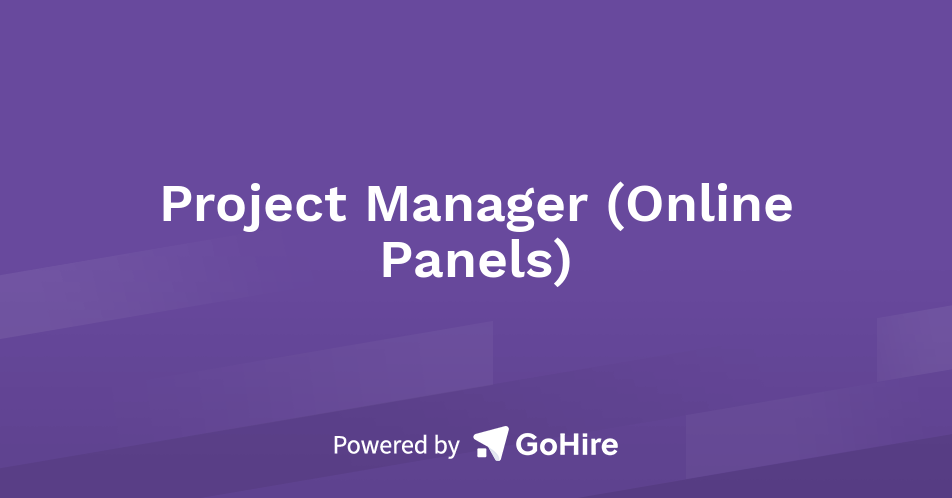 Project Manager (Online Panels) at TGM Research | Jobs at TGM Research
