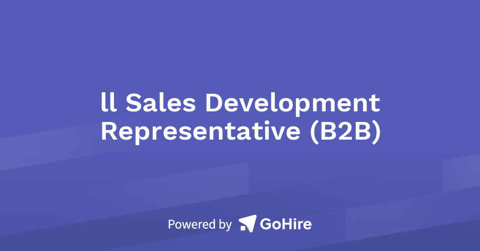 ll Sales Development Representative (B2B) at Qualifinds® | Jobs at ...