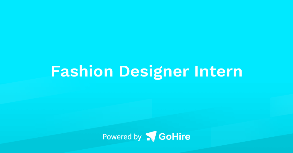 Fashion Designer Intern At Humanitarian Operations Jobs At   Image 