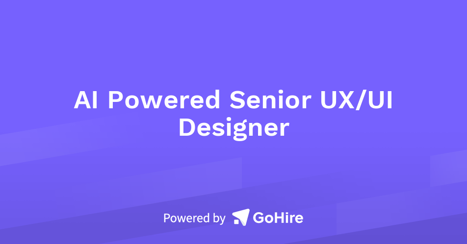 AI Powered Senior UX/UI Designer at OneSeven Tech | Jobs at OneSeven Tech