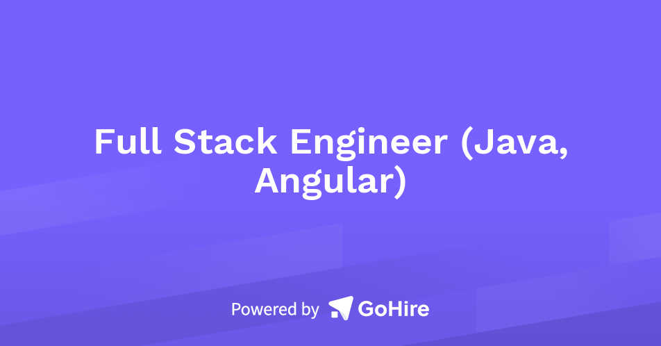 Full Stack Engineer (Java, Angular) at OneSeven Tech | Jobs at OneSeven ...