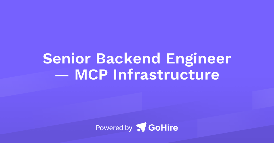 Senior Backend Engineer — MCP Infrastructure at OneSeven Tech | Jobs at ...