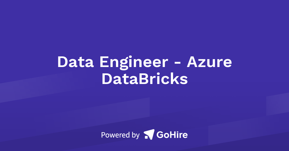 Data Engineer - Azure DataBricks at N Consulting Ltd | Jobs at N ...