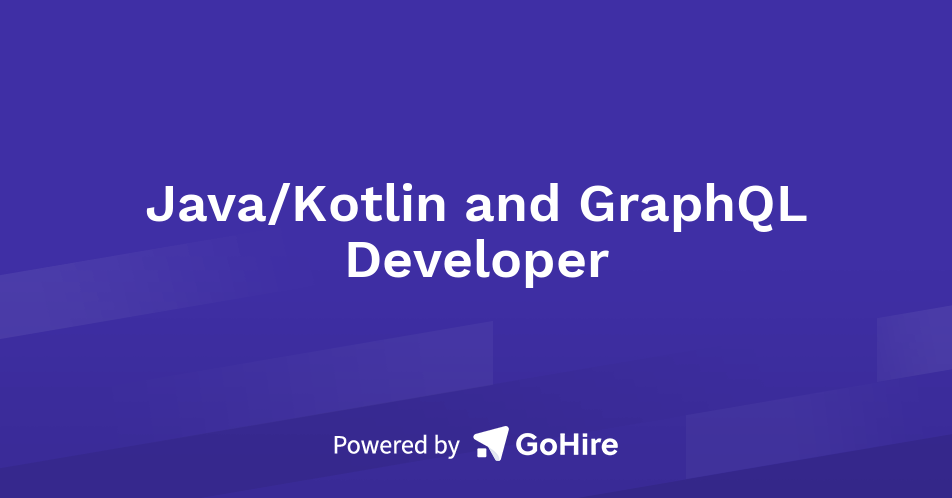 Java/Kotlin and GraphQL Developer at N Consulting Ltd | Jobs at N ...