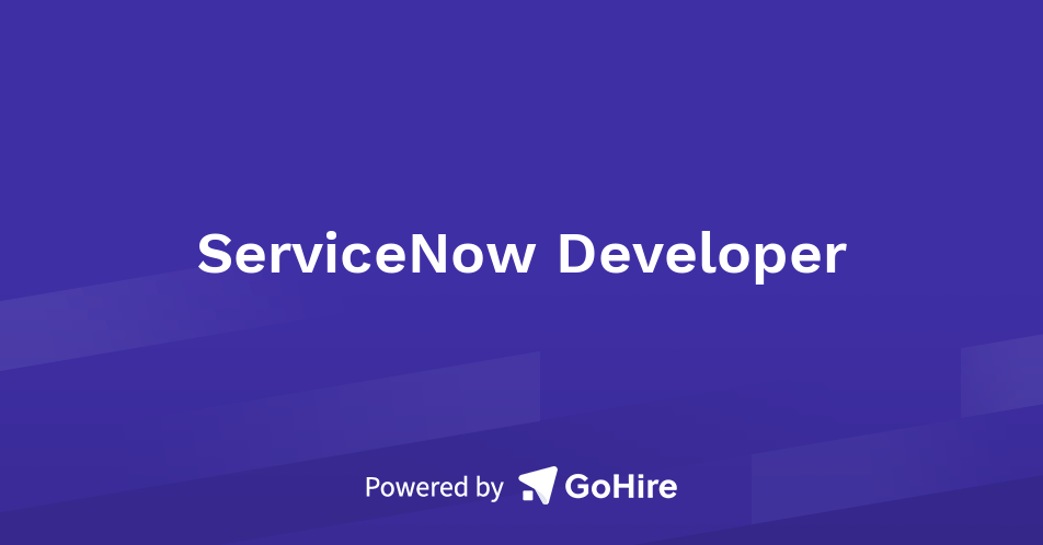 ServiceNow Developer at N Consulting Ltd | Jobs at N Consulting Ltd