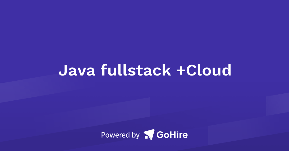 Java fullstack +Cloud at N Consulting Ltd | Jobs at N Consulting Ltd