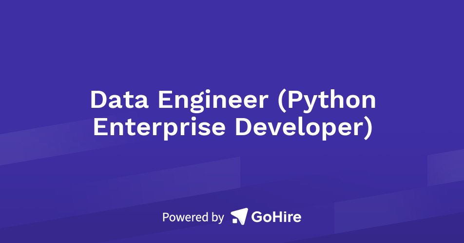 Data Engineer (Python Enterprise Developer) at N Consulting Ltd | Jobs ...