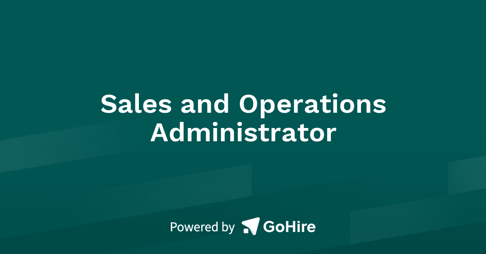 Sales and Operations Administrator at Go Low Carbon | Jobs at Go Low Carbon